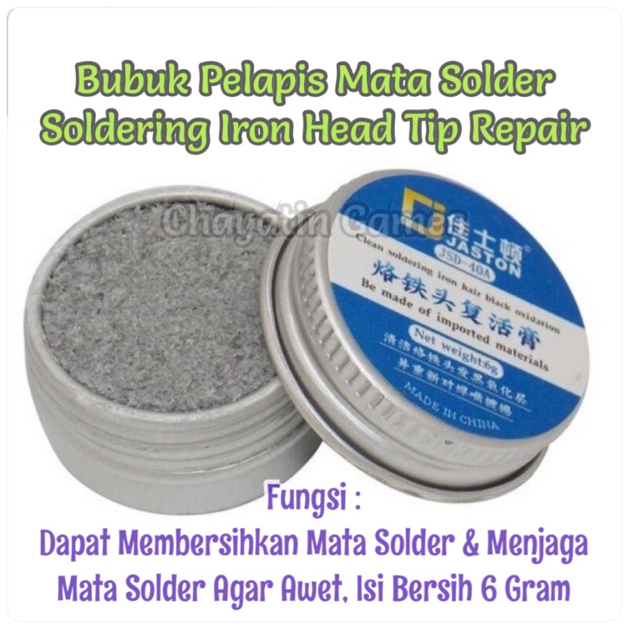 Bubuk Pelapis Mata Solder - Soldering Iron Head Tip Repair