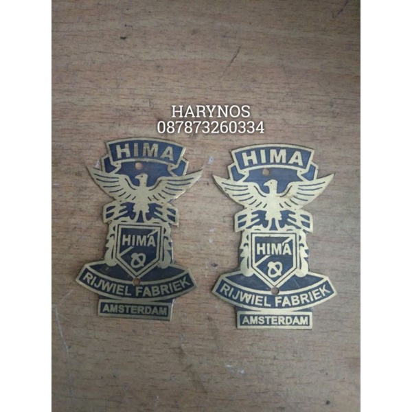 plat hima merk sepeda onthel emblem sepeda onthel hima klasik