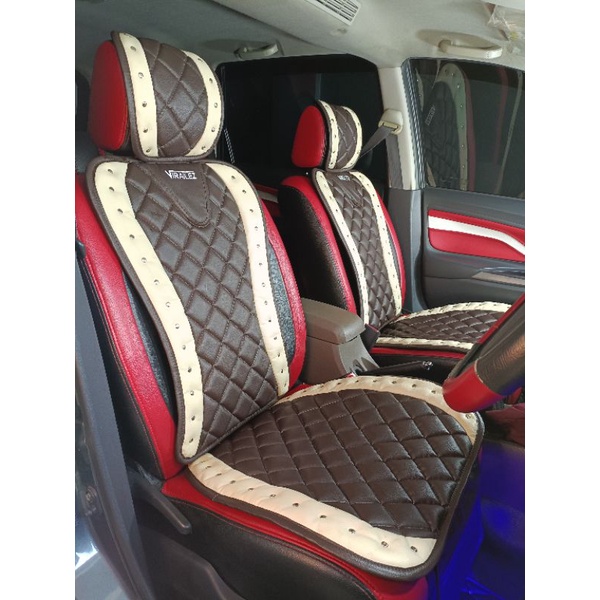 ALAS DUDUK JOK MOBIL SANDARAN JOK MOBIL BAHAN PREMIUM LEATHER TAMPIL EXLUSIVE EMPUK WATERPROOF