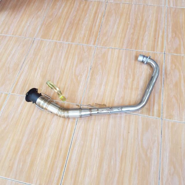 LEHER KNALPOT CB 150 R NEW PLUS ADAPTOR SATRIA FU STANLIS