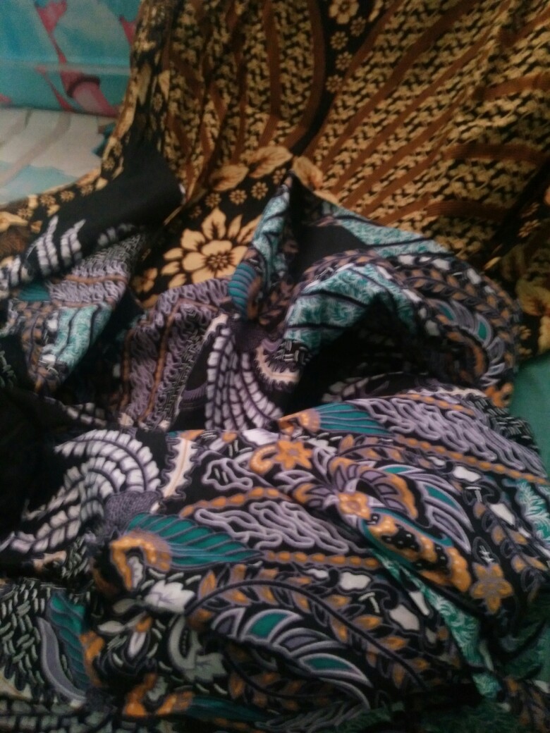 Ms Gamis Batik Sriwedari Maxi Super Jumbo Xxxxl Ld 128c. Bumil/busui Katun Soga