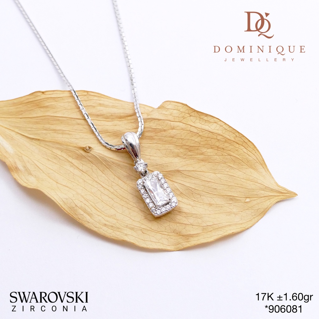 Liontin Emas Swarovski Zirconia Diana Collection 17K 906074