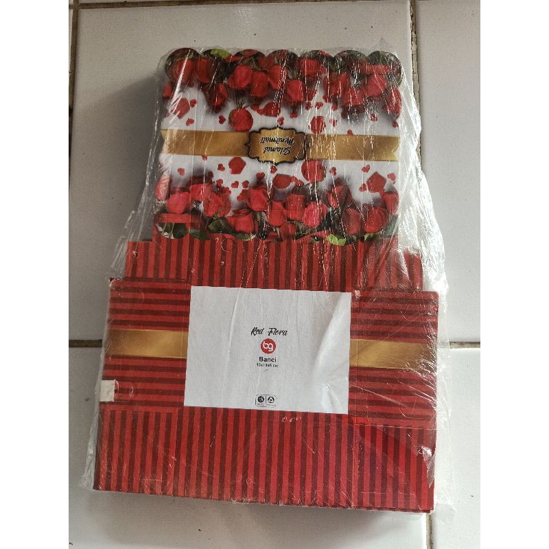 

Kardus Snack Uk 13x10x6 motif bunga