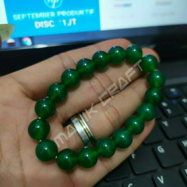  Gelang  Giok Asli Natural Kesehatan  Batu Alam Cowok  Cewek 