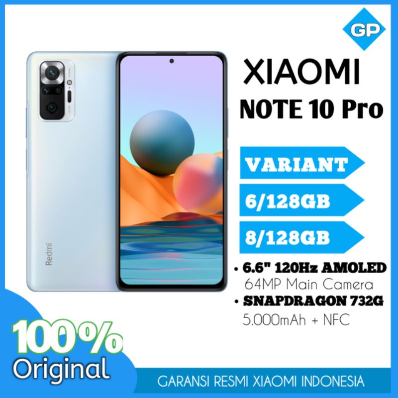 Xiaomi Redmi Note 10 Pro 8/128 GARANSI RESMI TAM