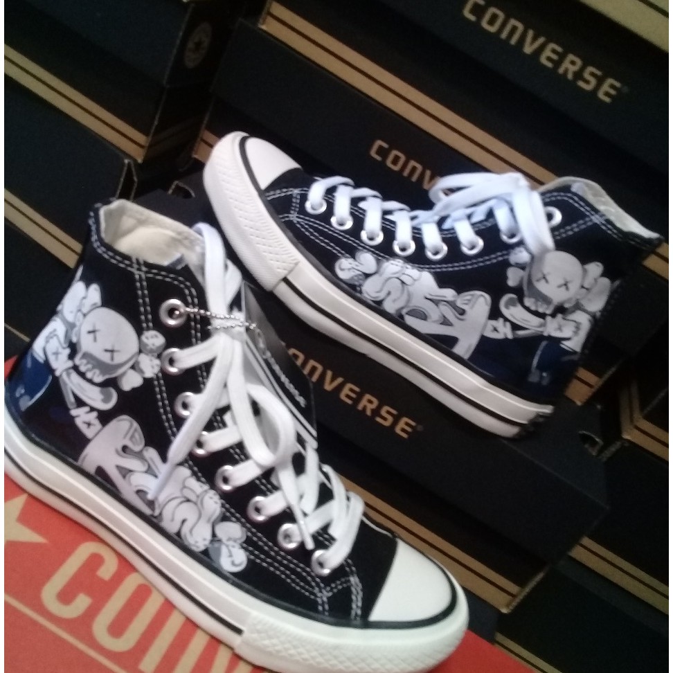 Terlaris Sepatu All-star Chuck Taylor 2/All Star Ct 2 Premium/Allstar Jackpurcel - K-AWS HITAM TINGGI