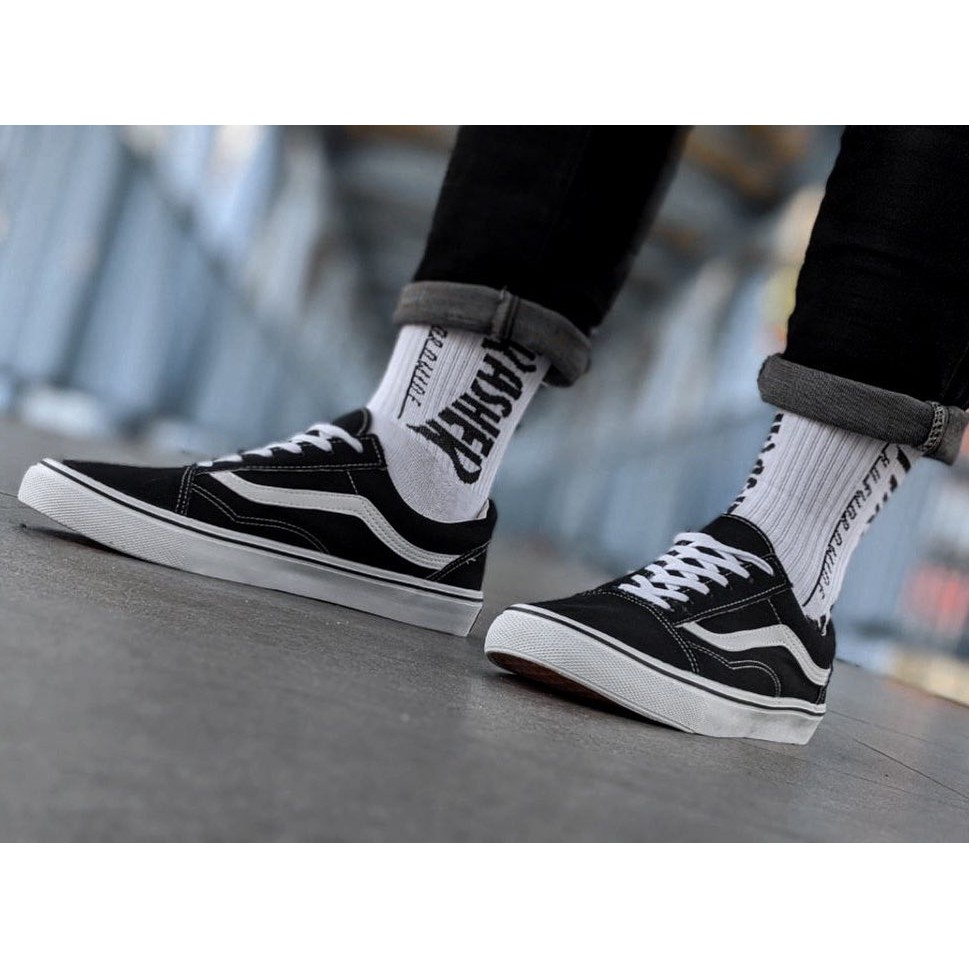 [SIAP KIRIM] SEPATU VANS OLD SKOOL HITAM PUTIH SEPATU SEKOLAH KERJA KULIAH SEPATU KETS CASUAL HITS