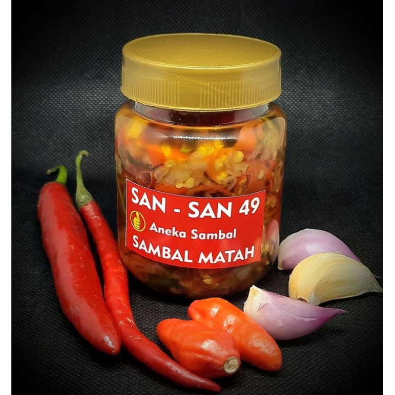 

SAMBAL SAN-SAN (MATAH) Berat bersih: 165g