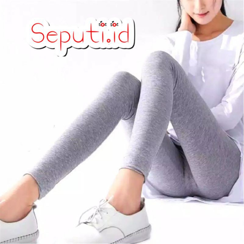 Legging Soft Rayon Kaos L - XXXL / Leging Wanita