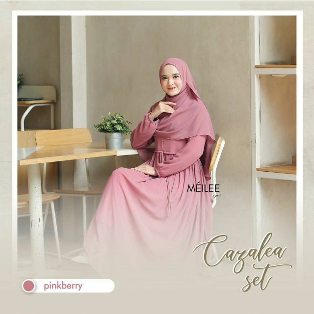 Gamis Set Ceruty Babydoll Cazalea by Meilee