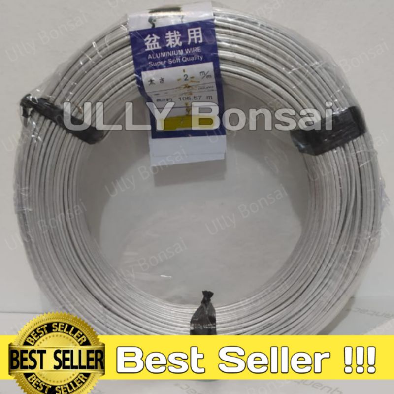 Kawat Bonsai Aesthetic Alumunium Wire Ready 6 Ukuran