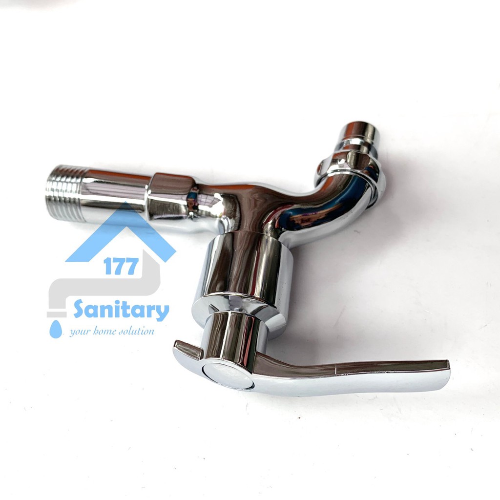 Kran air taman engkol F3 murah - keran air tembok bak air kamar mandi faucet wall wudhu cuci tangan /J19