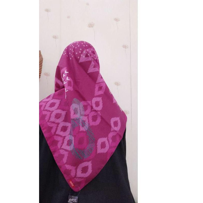 TERMURAH / SCARF MOTIF ZOYA / HIJAB MOTIF / KERUDUNG ZOYA
