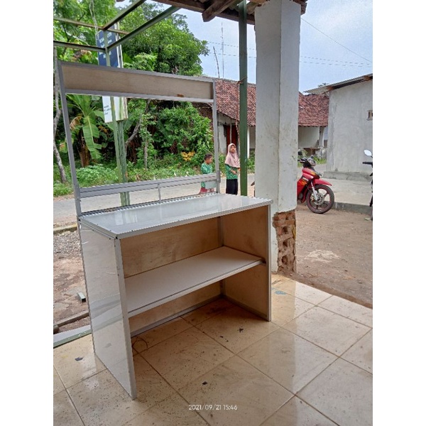 gerobak lipat/booth portable 100x50x150