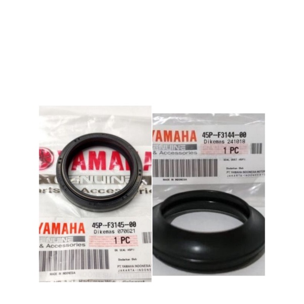 SEAL SHOCK + SEAL DEBU SHOCK DEPAN YAMAHA R25 , MT25 , BYSON , R15 V3 VVA ORIGINAL YAMAHA