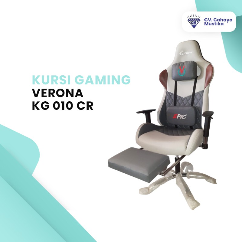 Kursi Gaming Kursi Manager Kursi Bos Kursi Gamers Termurah Viral Nyaman Verona KG 010 CR di Malang