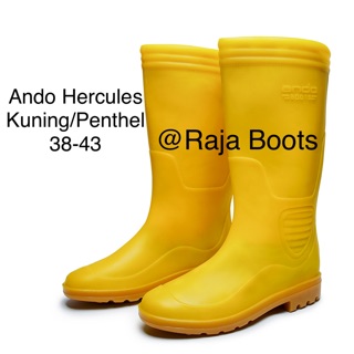  Sepatu  Boot  Termurah Ando  Hercules Panjang Kuning Shopee 