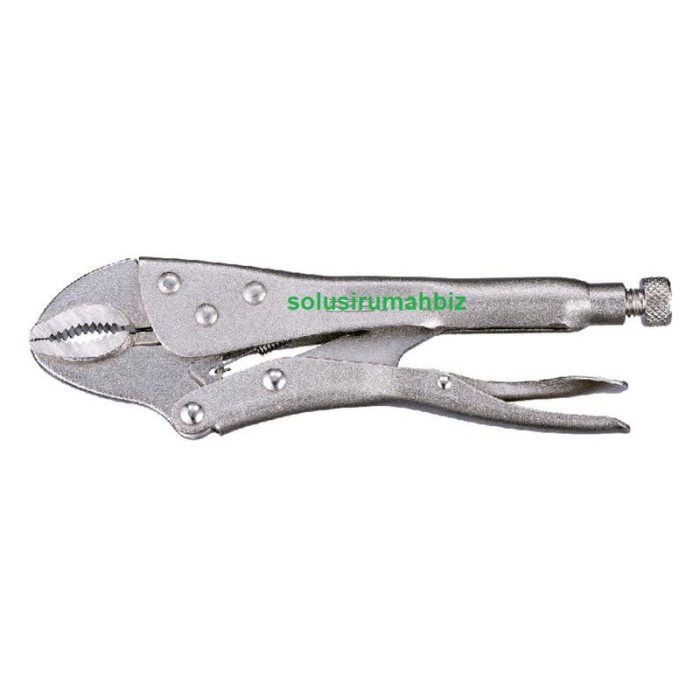 Tang Buaya Helical Curved 7&quot; Jaw Locking Plier dengan ukuran 7 inch