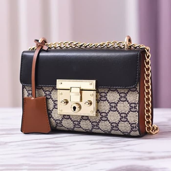 BARANG MURAH TAS SELEMPANG RANTAI IMPORT MODEL GUCCI F2960 KEBURU HABIS..