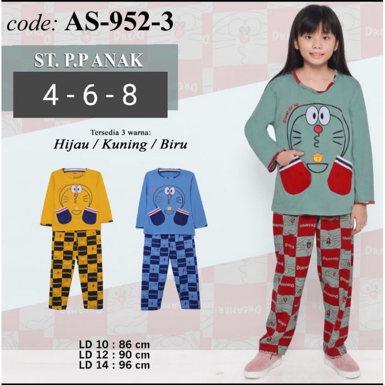 Babydoll Anak Celana Panjang Forever Original/Cp Anak Forever