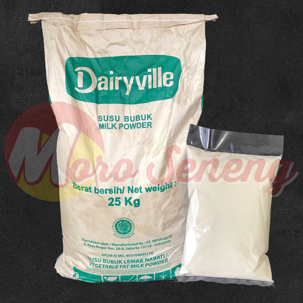 Susu Bubuk Dairyville Milk Powder Dairy Ville Repack 100 gr 250 gram