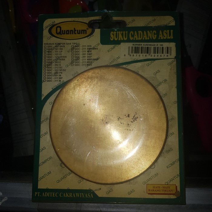Burner Quantum Ori Besar. Diameter 10cm