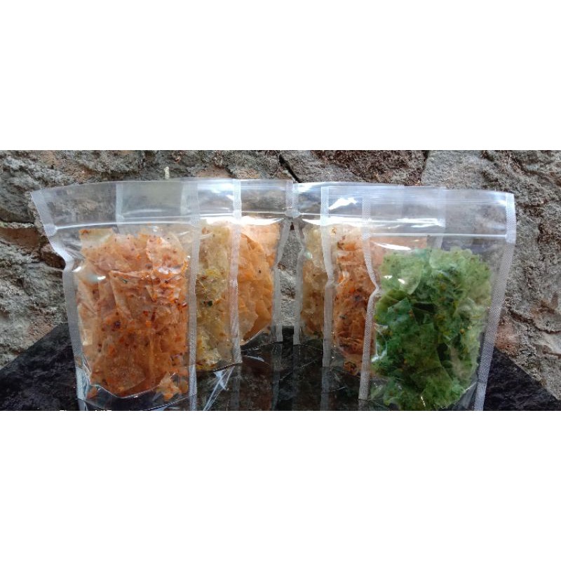

KERIPIK KACA/CEMILAN KHAS BANDUNG/ KEMASAN 100 gram