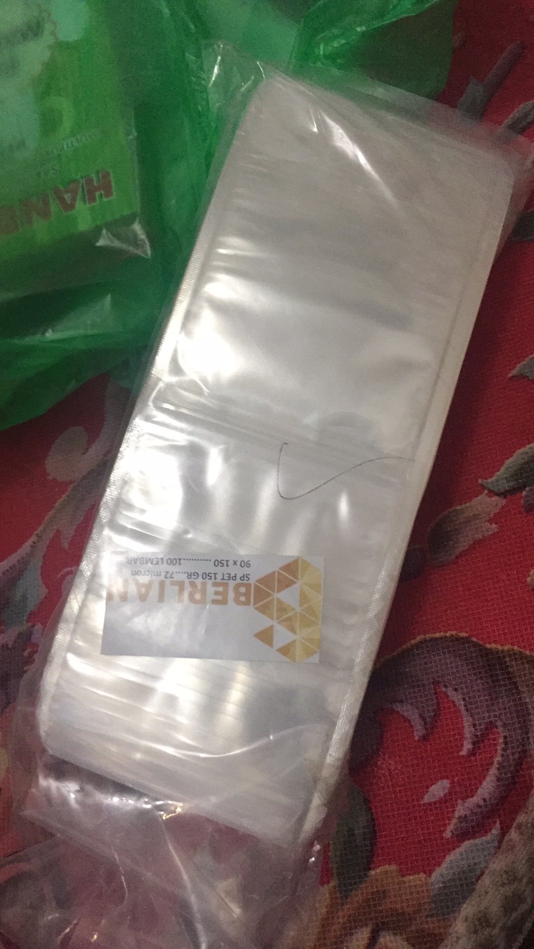 Standing Pouch Transparan Bening Pet Klip / Clip Zipper 150 G 9x15 Promo Isi 100