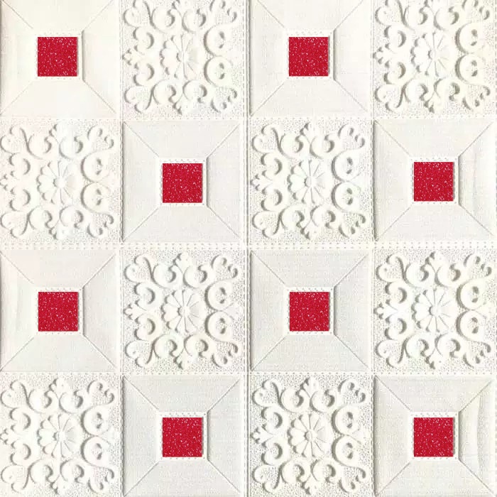 Wallpaper Foam 3D BTKF-003-MERAH