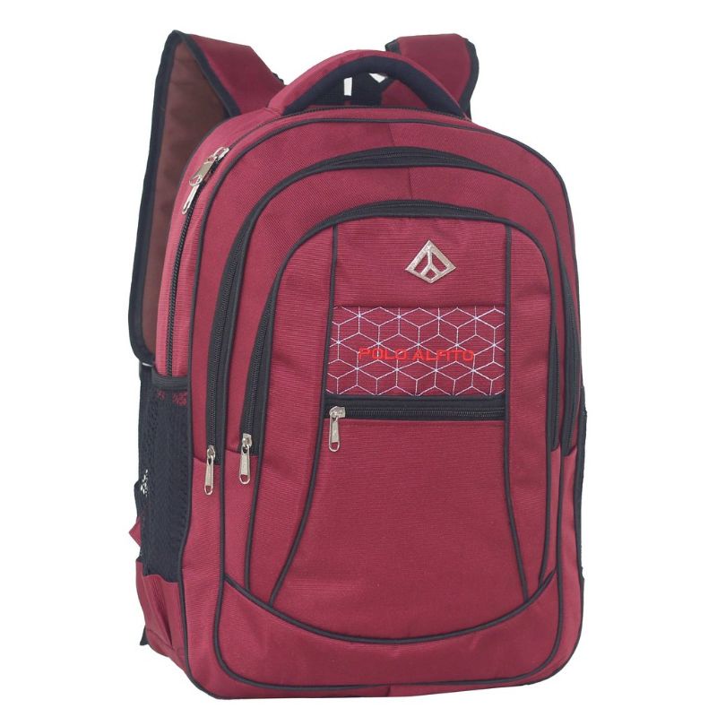 Tas Ransel Laptop Maroon A11