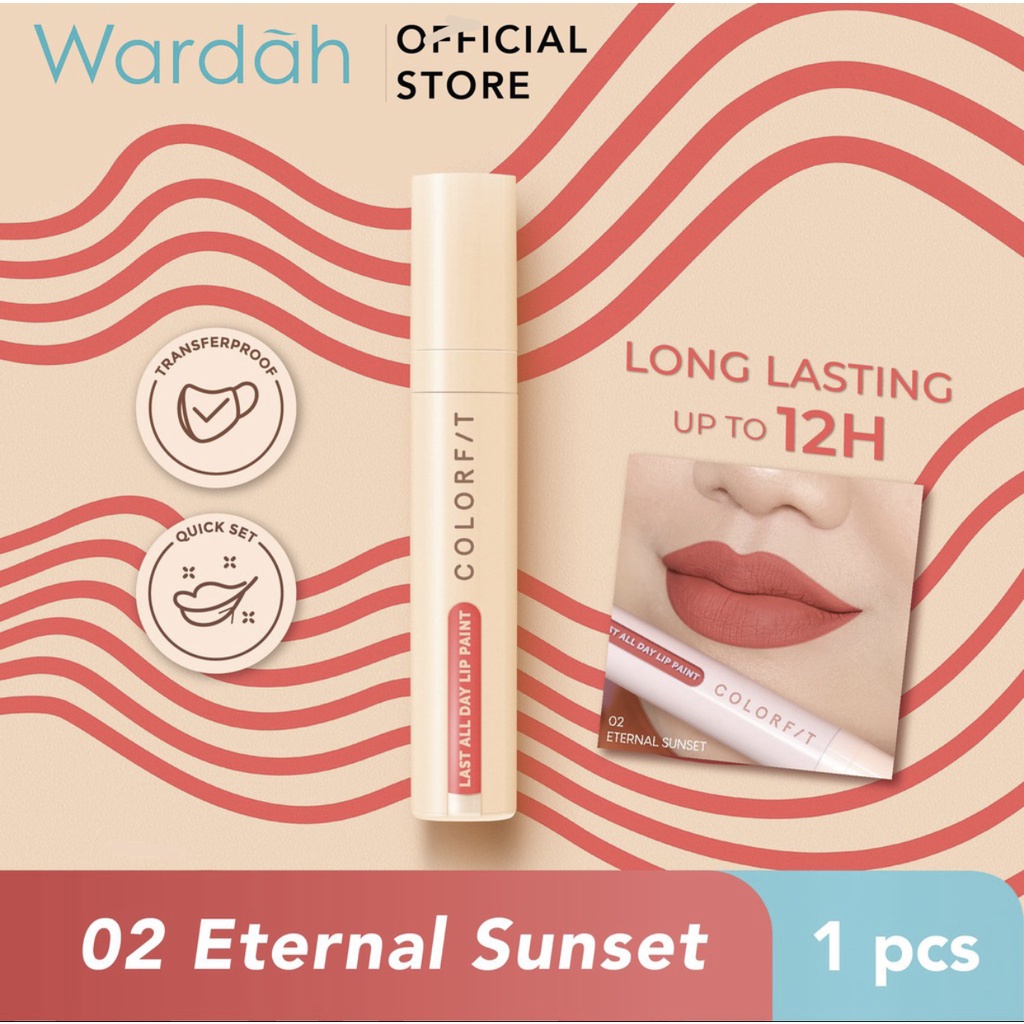 Wardah Colorfit Last All Day Lip Paint - Tahan Lama Hingga 12 Jam dan Transferproof