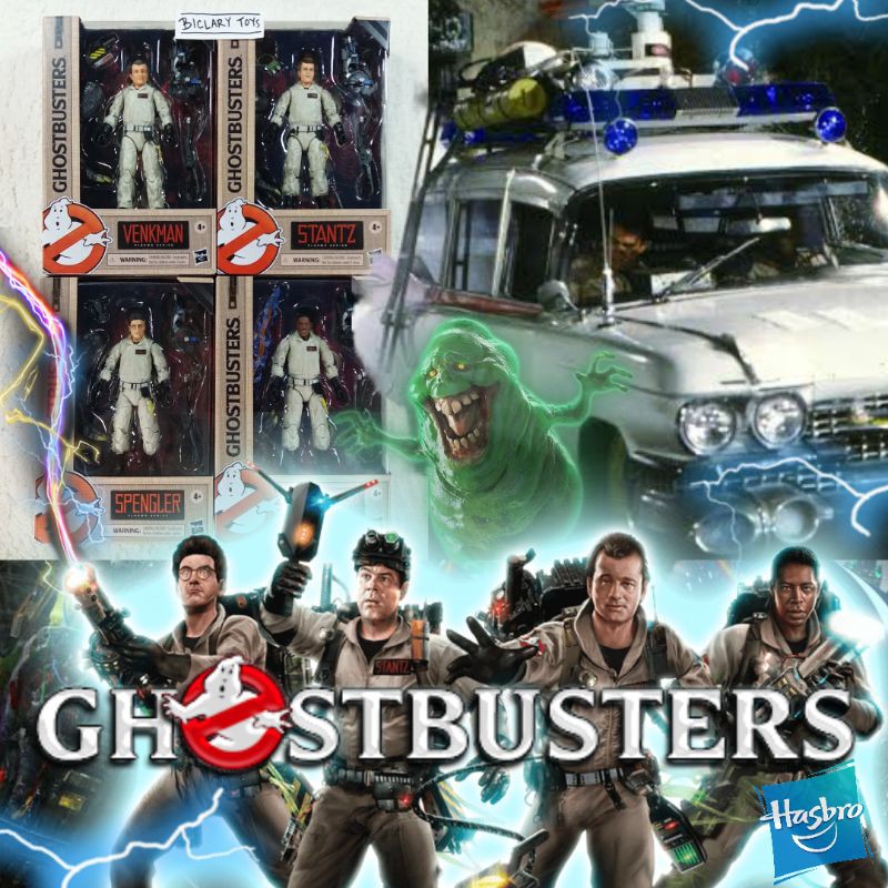 Ghostbusters Plasma Series Ghostbuster Ghost Buster Spengler Venkman Stantz Winston Zeddemore Hasbro