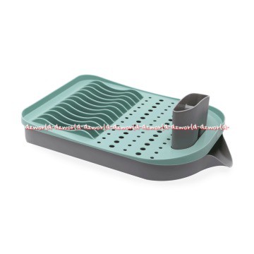 Krischef Dish Rack Single Rak Piring Hijau Abu Dan Cangkir Tosca