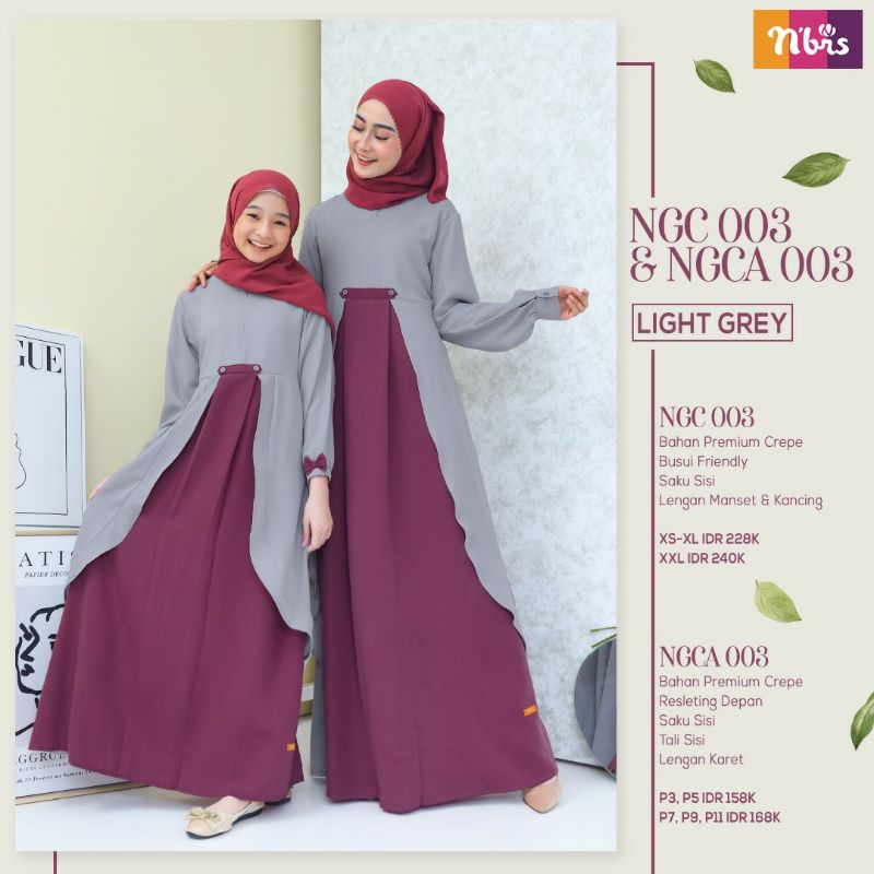 GAMIS NIBRAS NGC 003 dan NGCA 003