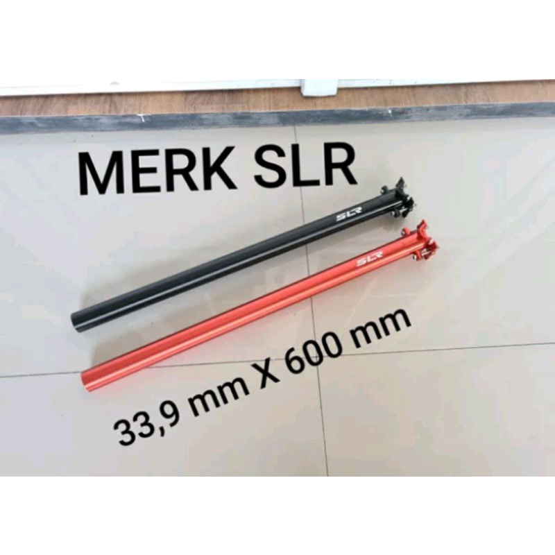 seatpost seli Merk SLR sepeda lipat tiang saddle sadel Diameter 33.9 mm panjang 60 cm 600 mm 33.9mm