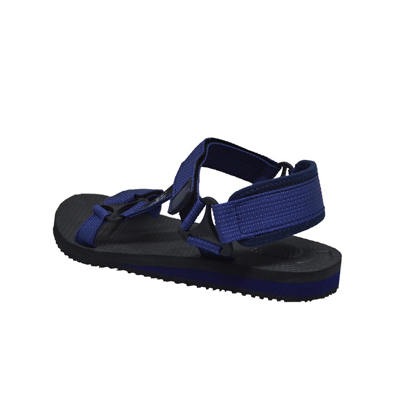 THREE BOX - Sandal Gunung Tali Massive Pria Wanita NavyBlack Outdoor Traveling Hiking ORIGINAL