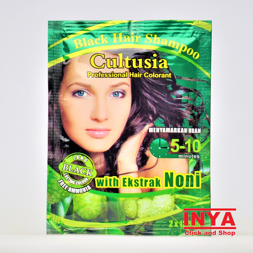 CULTUSIA NONI BLACK HAIR SHAMPOO 2x12.5ml SACHET