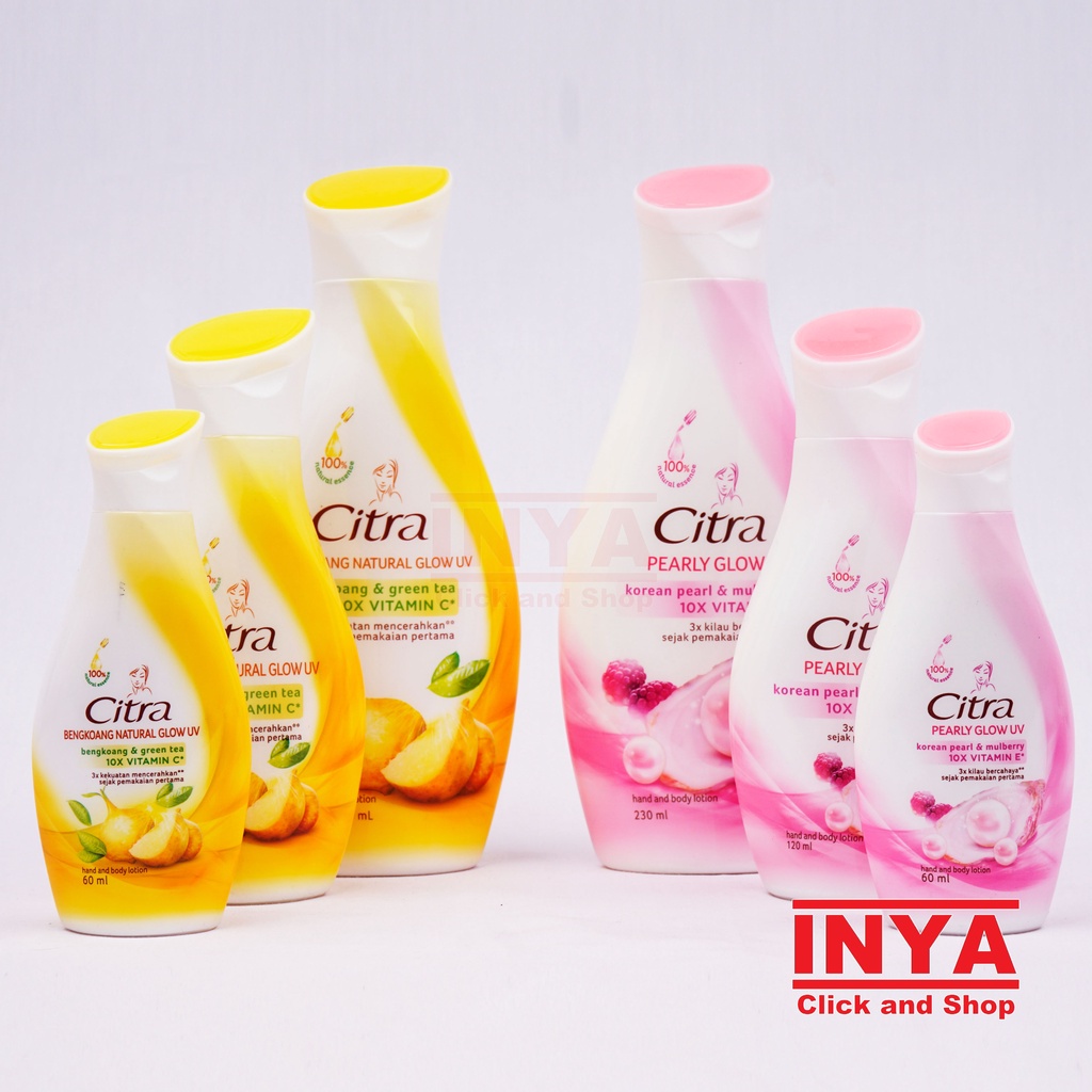 CITRA PEARLY GLOW UV HAND AND BODY LOTION 60ml