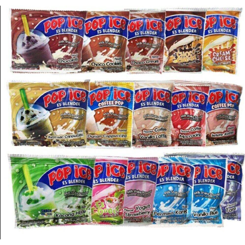 Jual Pop Ice Renceng All Variant Rasa 1 Renceng Isi 10 Shopee Indonesia