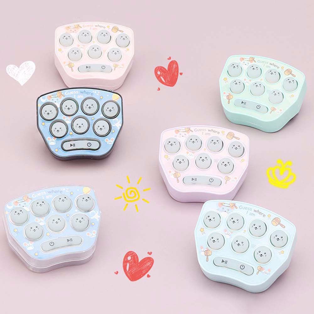 Needway  New Memory Training Game Mini Early Educational Toys Hit Gophers Portable Creative Puzzle Children' Day Gift Funny Game Console Novelty Toys