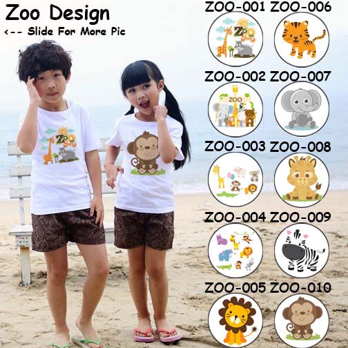 [FREE NAMA !!] Kaos Zoo Dewasa