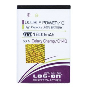 BATERAI SAMSUNG CHAMP / C140 BATRE DOUBLE POWER BATTERY LOG-ON