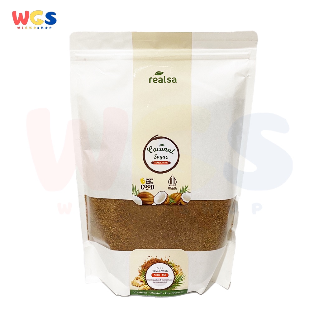 Realsa Organic Curcuma Coconut Sugar 1 kg - Gula Aren Temulawak