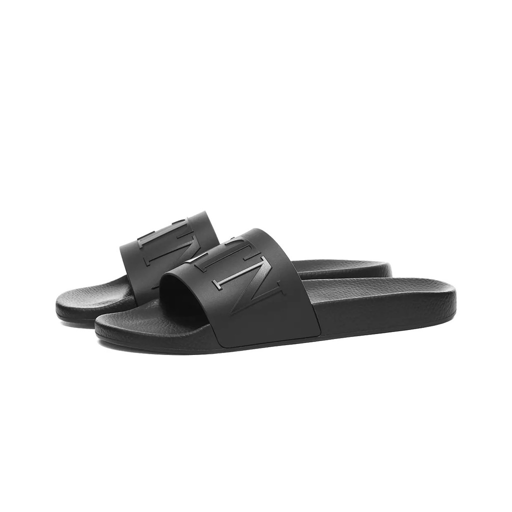 VLTN Slides Black/Black 100% Authentic