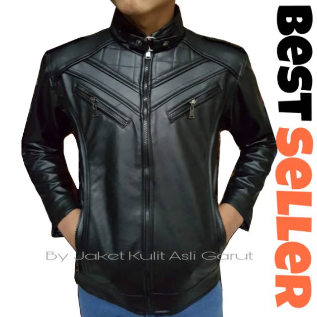 65 Model Jaket Kulit Cowok Keren Terbaru