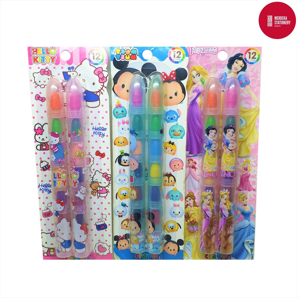

Crayon/Krayon/Alat Warna 12 warna/color Budlet/Lepasan Kecil