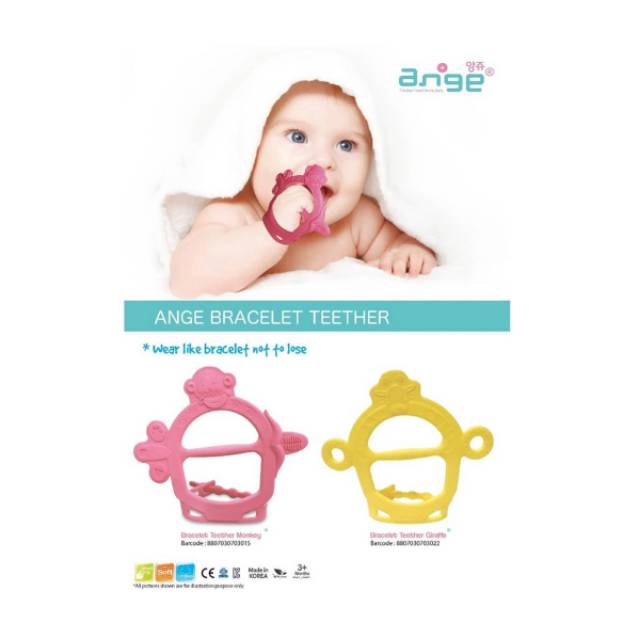 TEET60 TEETHER BABY ANGE BRACELET TEETHER 3M+ TANPA CASE