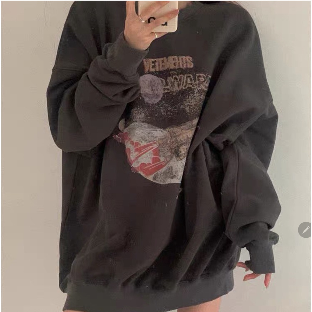 SWEATER OVERSIZE - STAR WARS CREWNECK SWEATER WANITA OVERSIZE