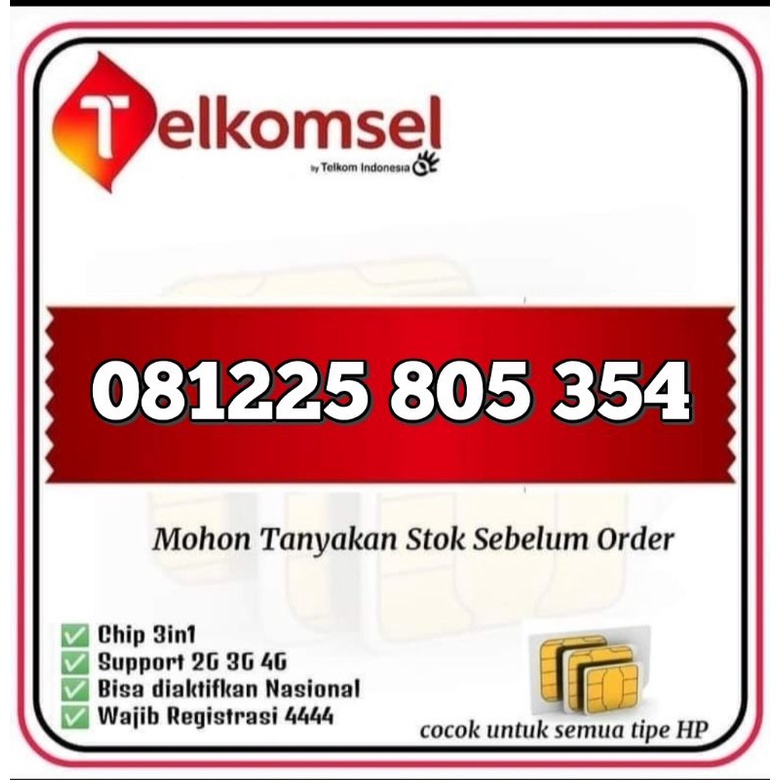 NOMOR CANTIK TELKOMSEL 805 354 ( BOS ESA )