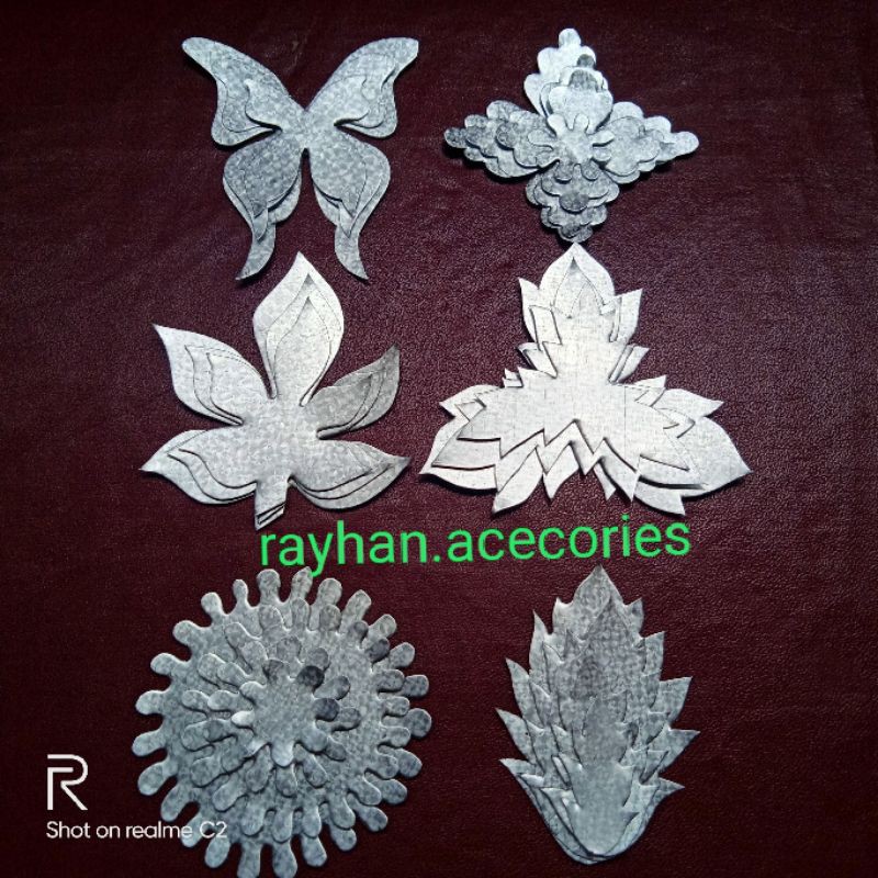 PROMO HARI INI SAJA Solder pengatur suhu 60 watt +20pcs cetakan corsase/cetakan bunga 3D/